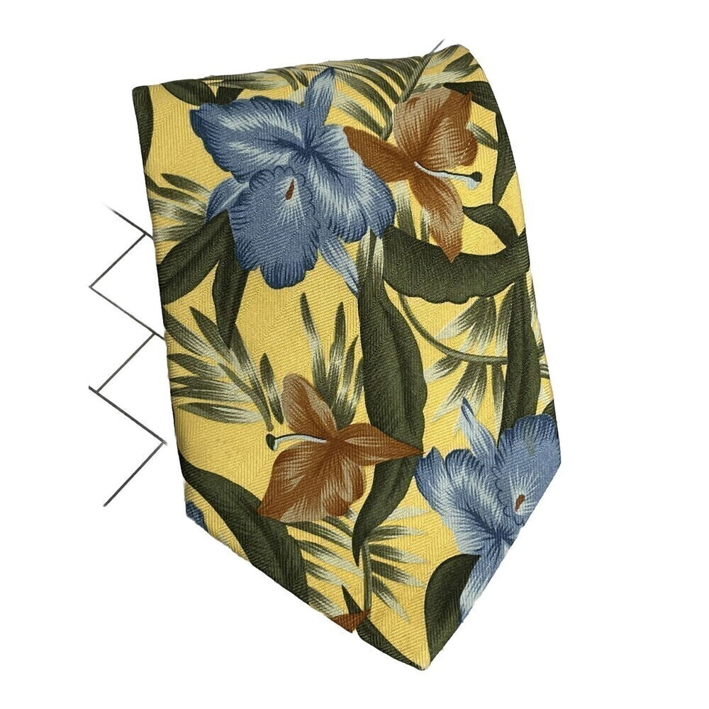 TOMMY BAHAMA Tropical Floral Aloha Neck Tie Multicolored Mens 57x4 Designer